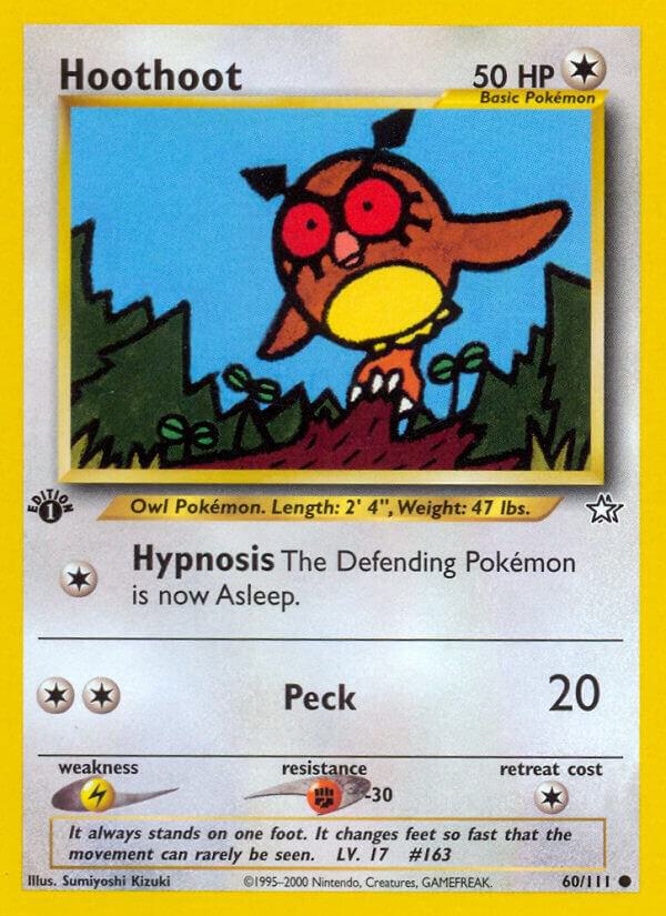 Hoothoot (1st Edition) #60 Neo Genesis