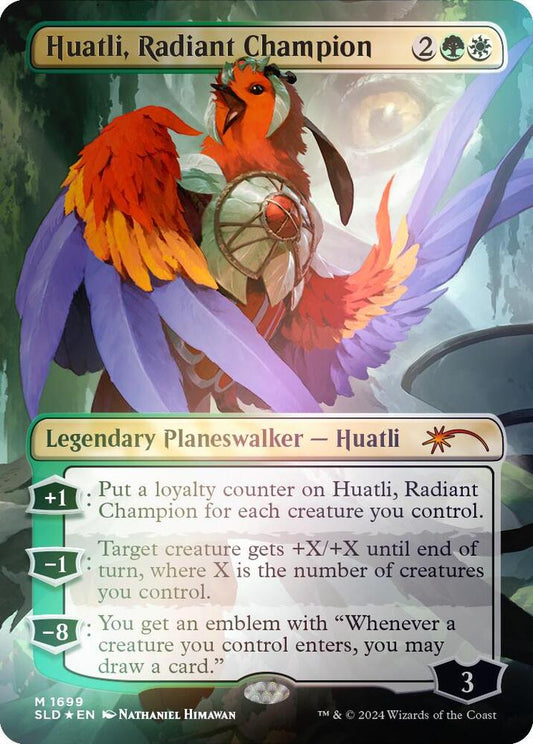 Huatli, Radiant Champion #1699 FOIL Secret Lair Drop Series