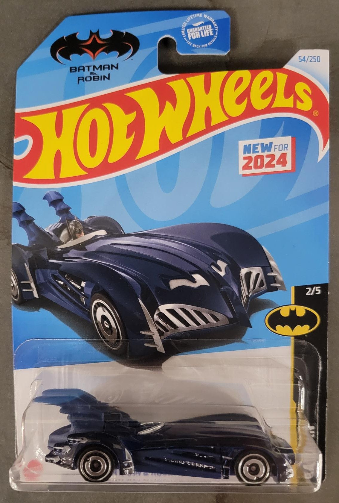 Hot Wheels "Batman & Robin" Batmobile 54/250 (2024) NEW/SEALED