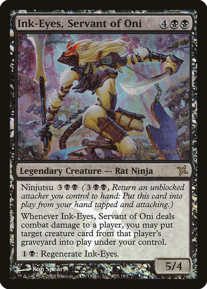 Ink-Eyes, Servant of Oni #71 Prerelease Cards (Betrayers of Kamigawa)