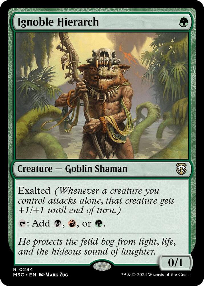 Ignoble Hierarch #234 Commander: Modern Horizons 3