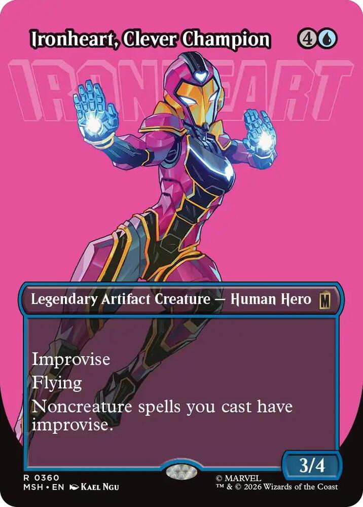 Ironheart, Clever Champion (Borderless) #360 FOIL Marvel Super Heroes