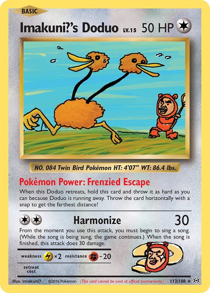 Imakuni?'s Doduo #112 XY - Evolutions