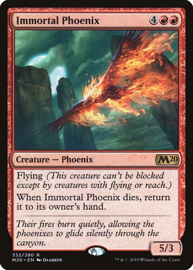 Immortal Phoenix #332 Core Set 2020