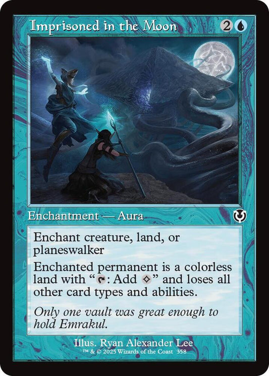 Imprisoned in the Moon #358 (Retro Frame) FOIL Innistrad Remastered
