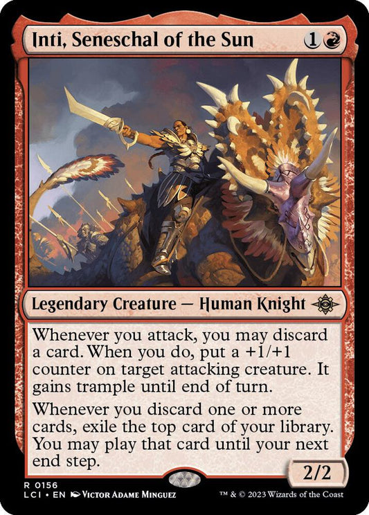 Inti, Seneschal of the Sun #156 FOIL The Lost Caverns of Ixalan