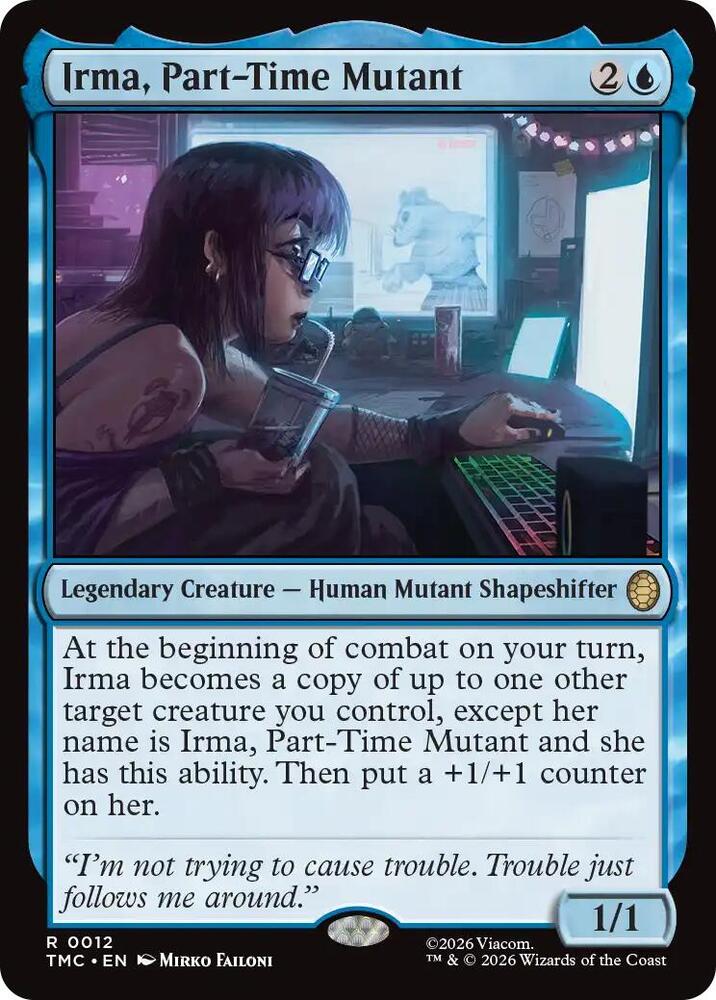 Irma, Part-Time Mutant #12 Commander: Teenage Mutant Ninja Turtles