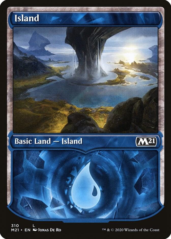 Island (Showcase) #310 FOIL Magic 2021