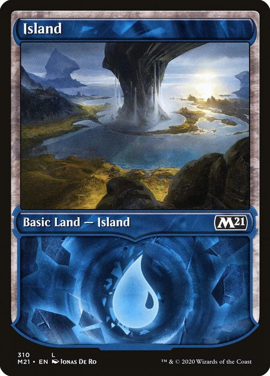 Island (Showcase) #310 FOIL Magic 2021