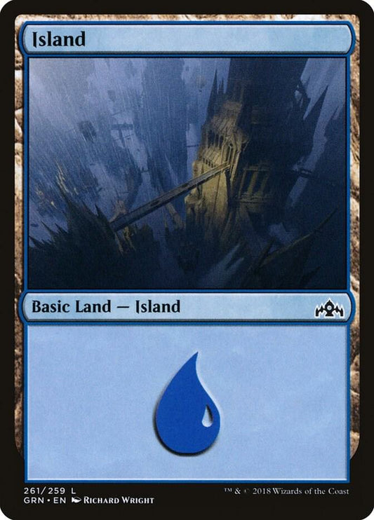 Island #261 FOIL Guilds of Ravnica