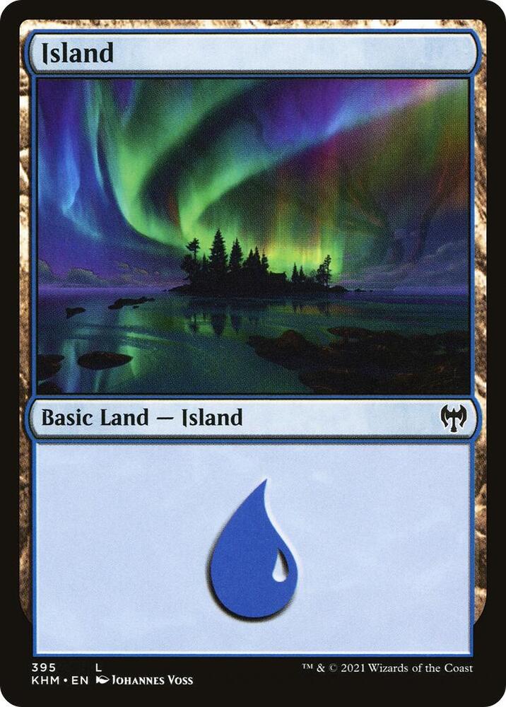 Island #395 FOIL Kaldheim