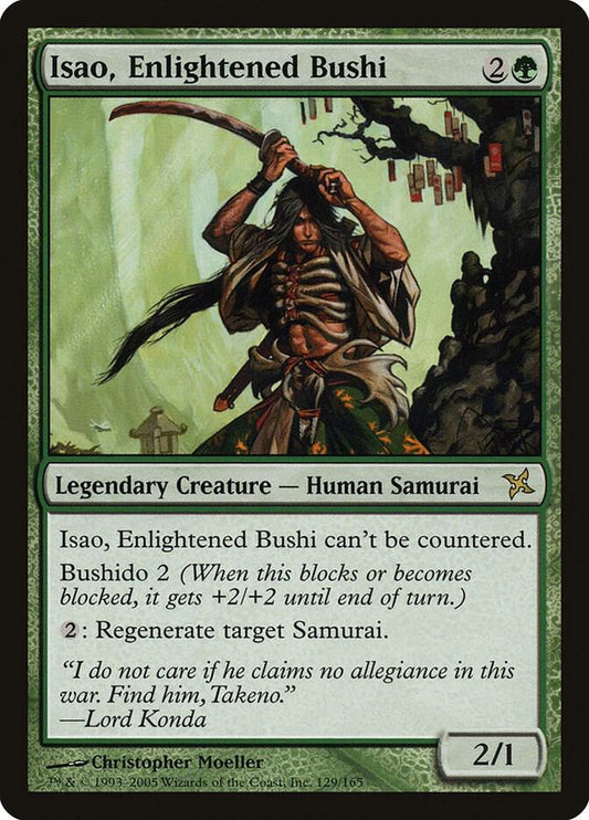 Isao, Enlightened Bushi #129 Betrayers of Kamigawa