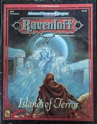 Dungeons & Dragons Ravenloft Islands of Terror (2nd Edition) (1992) WITH Map