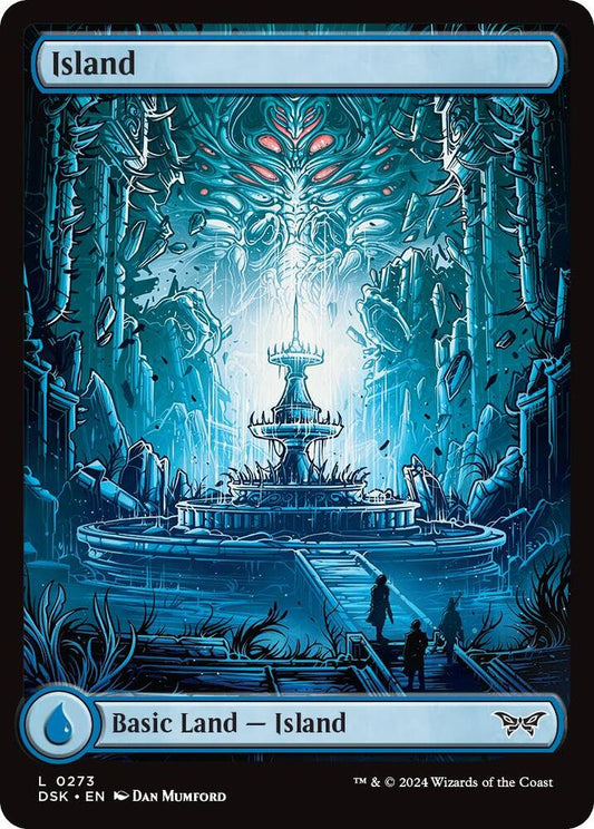 Island #273 (Full Art) FOIL Duskmourn: House of Horror