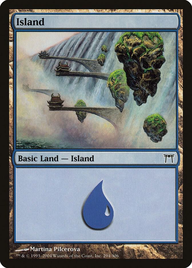 Island #294 Champions of Kamigawa