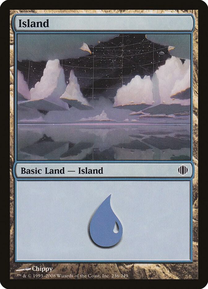 Island #236 Shards of Alara