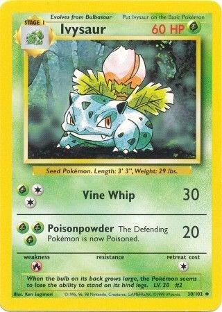 Ivysaur #30 Base Set