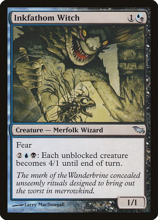 Inkfathom Witch #168 FOIL Shadowmoor