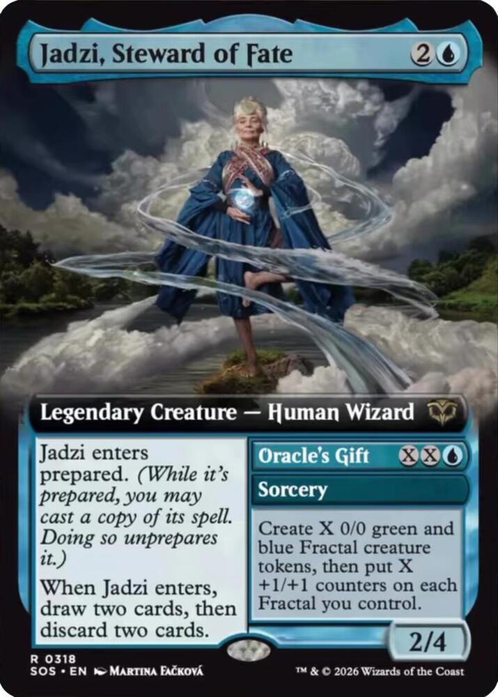 Jadzi, Steward of Fate (Extended Art) #318 FOIL Secrets of Strixhaven