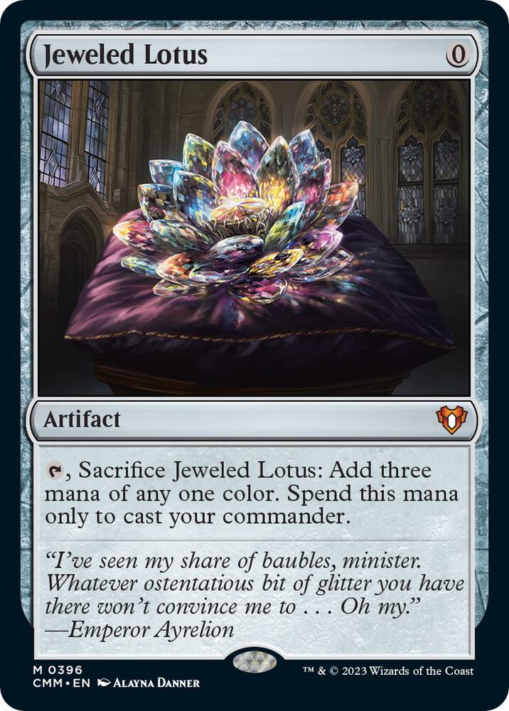 Jeweled Lotus #396 Commander Masters