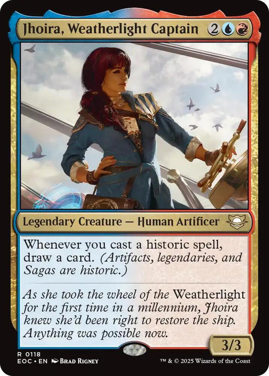 Jhoira, Weatherlight Captain #118 Commander: Edge of Eternities