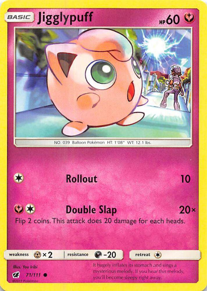 Jigglypuff #71 SM - Crimson Invasion