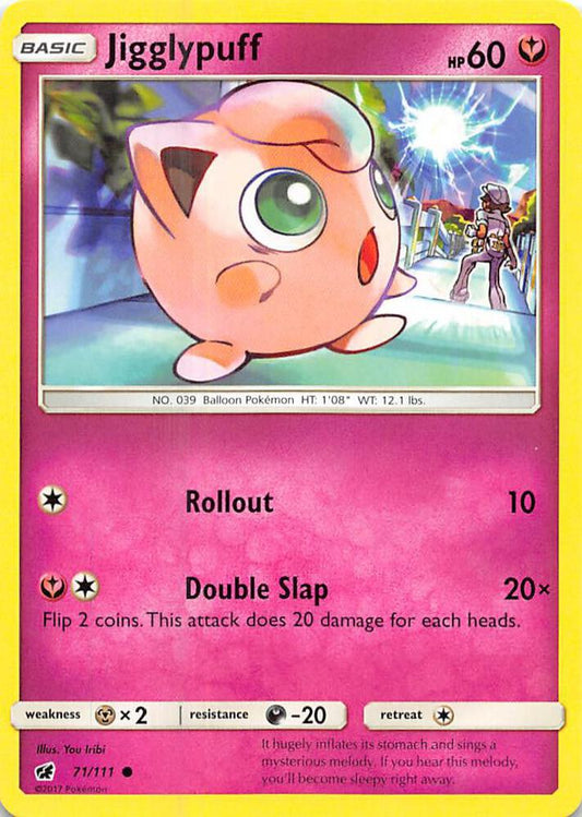 Jigglypuff #71 SM - Crimson Invasion