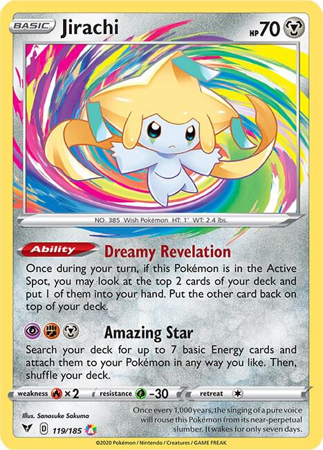 Jirachi #119 SWSH04: Vivid Voltage