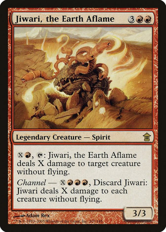 Jiwari, the Earth Aflame #107 Saviors of Kamigawa