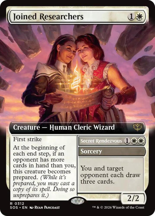 Joined Researchers (Extended Art) #312 Secrets of Strixhaven