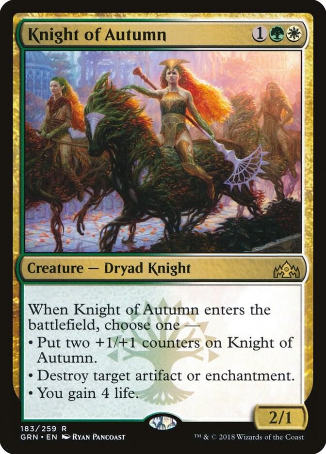 Knight of Autumn #183 Guilds of Ravnica