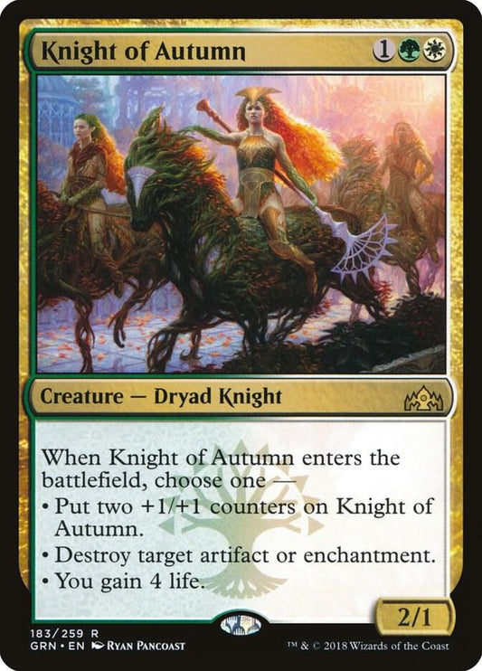 Knight of Autumn #183 Guilds of Ravnica