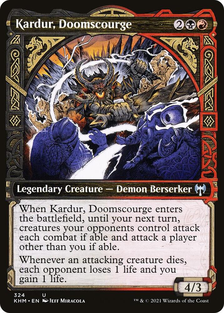 Kardur, Doomscourge #324 (Showcase) FOIL Kaldheim