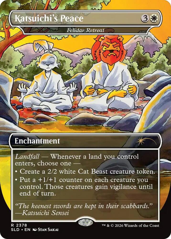 Katsuichi's Peace (Felidar Retreat) #2378 Secret Lair Drop Series