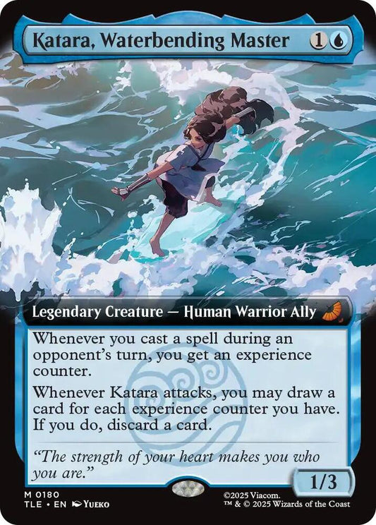 Katara, Waterbending Master (Extended Art) #180 FOIL Avatar: The Last Airbender: Eternal-Legal