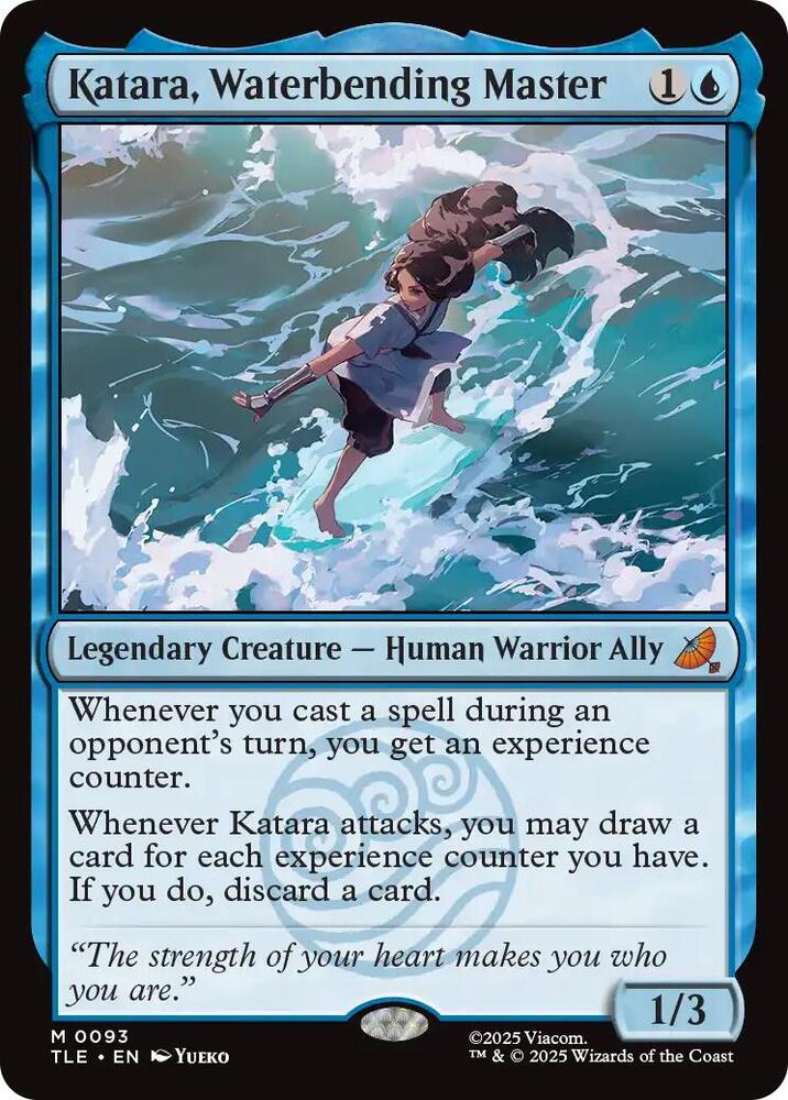 Katara, Waterbending Master #93 FOIL Avatar: The Last Airbender: Eternal-Legal