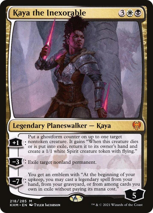 Kaya the Inexorable #218 FOIL Kaldheim