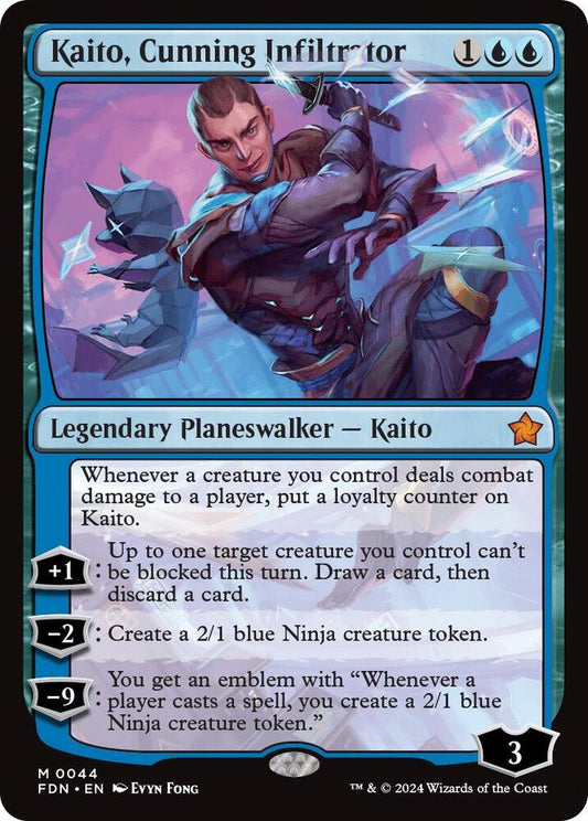 Kaito, Cunning Infiltrator #44 Kamigawa: Neon Dynasty