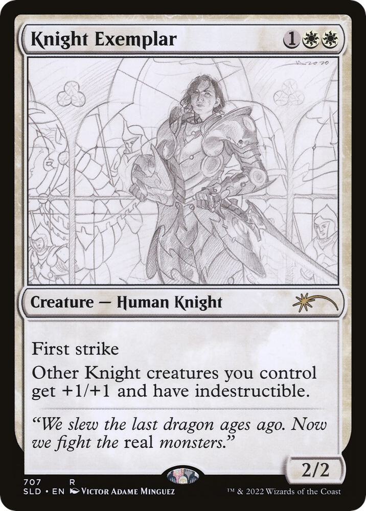 Knight Exemplar #707 Secret Lair Drop Series