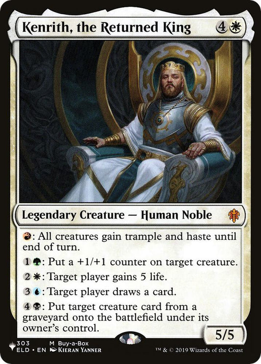 Kenrith, the Returned King #303 The List Reprints