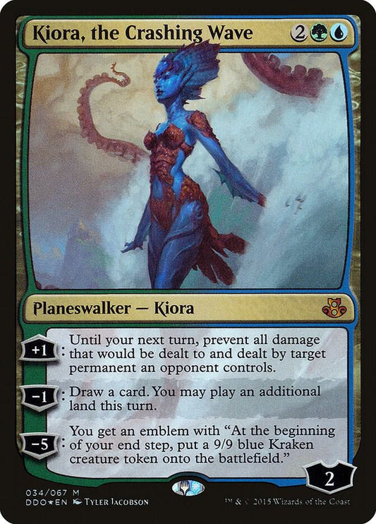 Kiora, the Crashing Wave #34 FOIL Duel Decks: Elspeth vs. Kiora