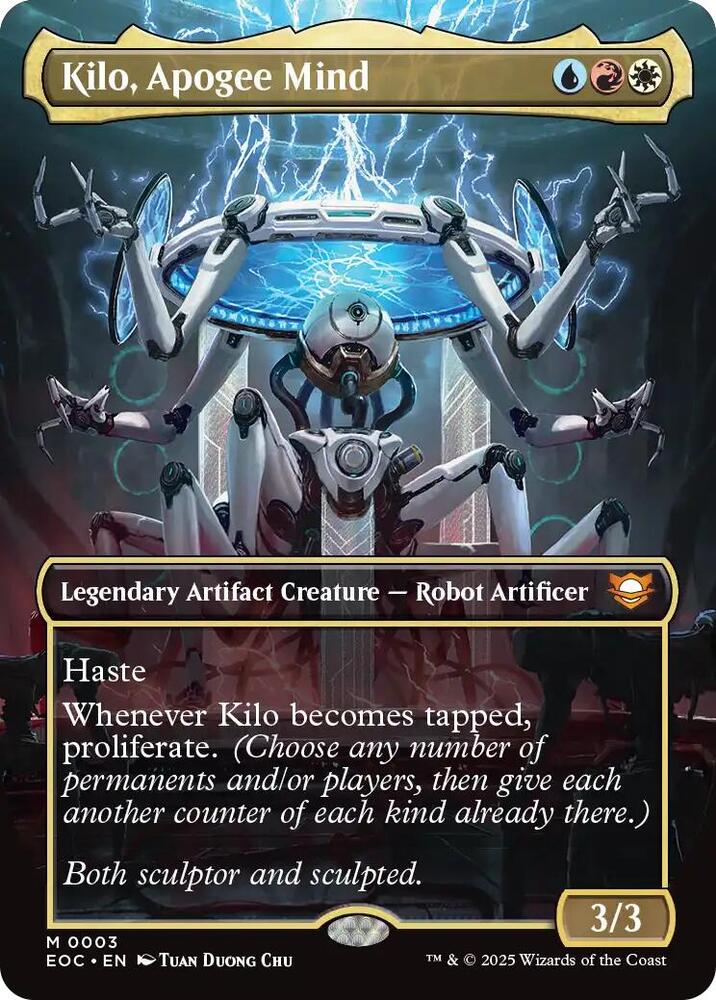 Kilo, Apogee Mind (Borderless) #3 FOIL Commander: Edge of Eternities