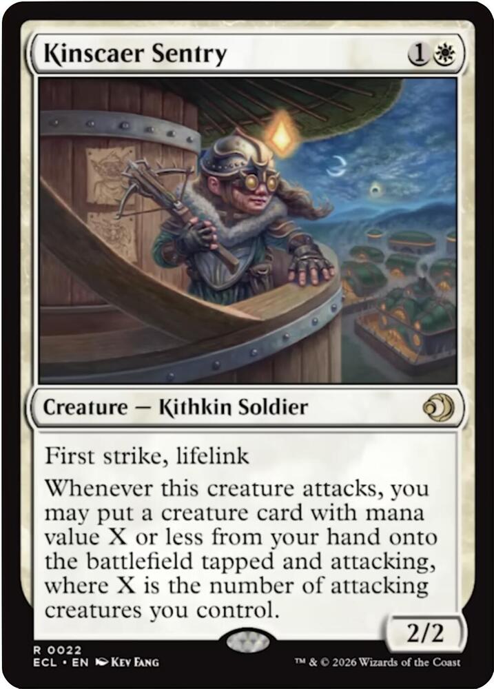Kinscaer Sentry #22 FOIL Lorwyn Eclipsed