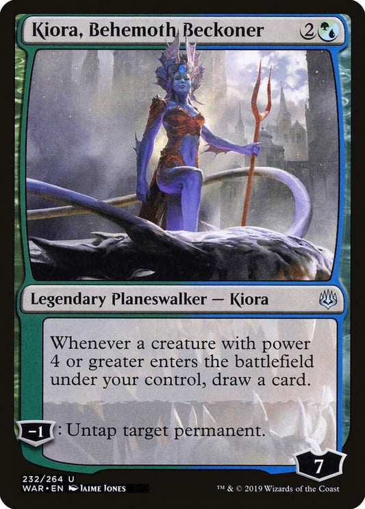 Kiora, Behemoth Beckoner #232 War of the Spark