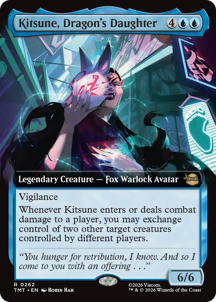 Kitsune, Dragon's Daughter (Extended Art) #262 FOIL Teenage Mutant Ninja Turtles
