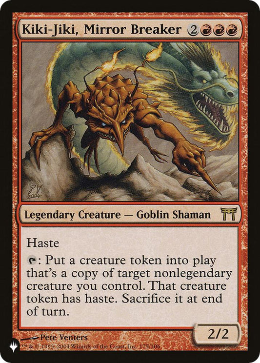 Kiki-Jiki, Mirror Breaker #121 The List Reprints