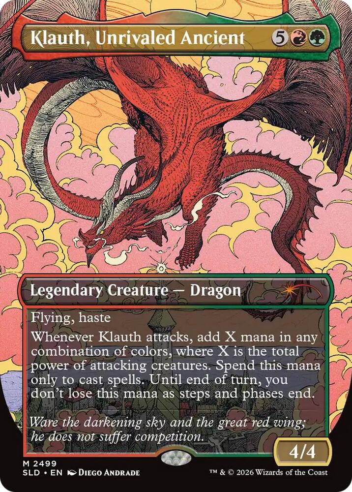 Klauth, Unrivaled Ancient #2499 FOIL Secret Lair Drop Series