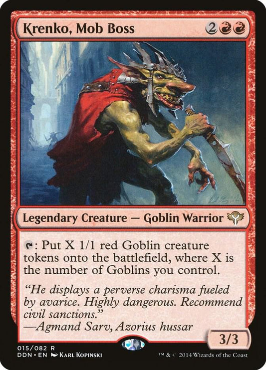 Krenko, Mob Boss #15 Duel Decks: Speed vs. Cunning