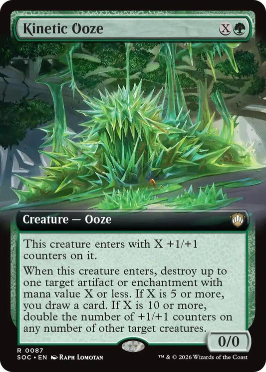 Kinetic Ooze (Extended Art) #87 Commander: Secrets of Strixhaven