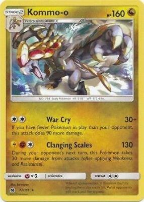 Kommo-o #77 (Cracked Ice Holo) - Deck Exclusives